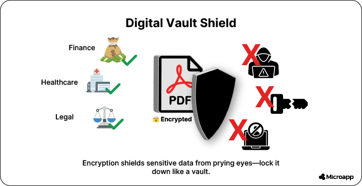 password protect PDF files