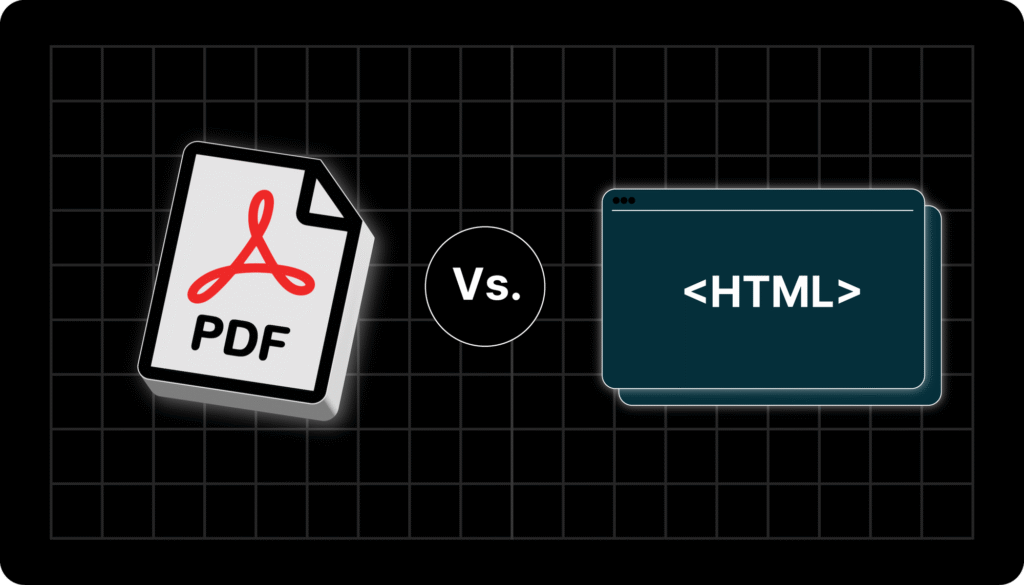 pdf vs html