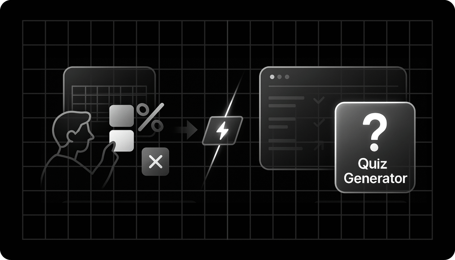 build a quiz generator app